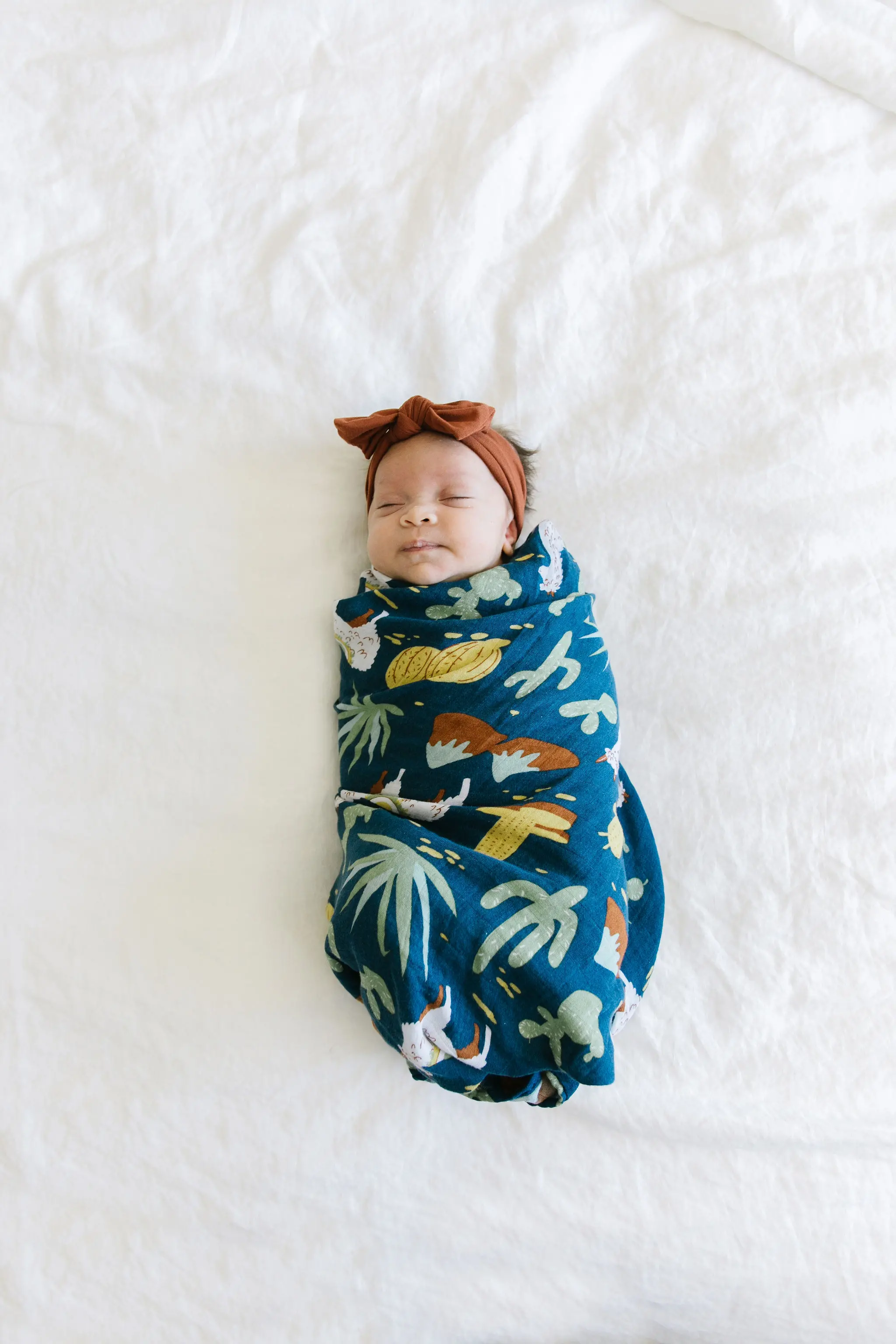 Multi Color Machu Picchu Bamboo Rayon Muslin Swaddle Blanket-1
