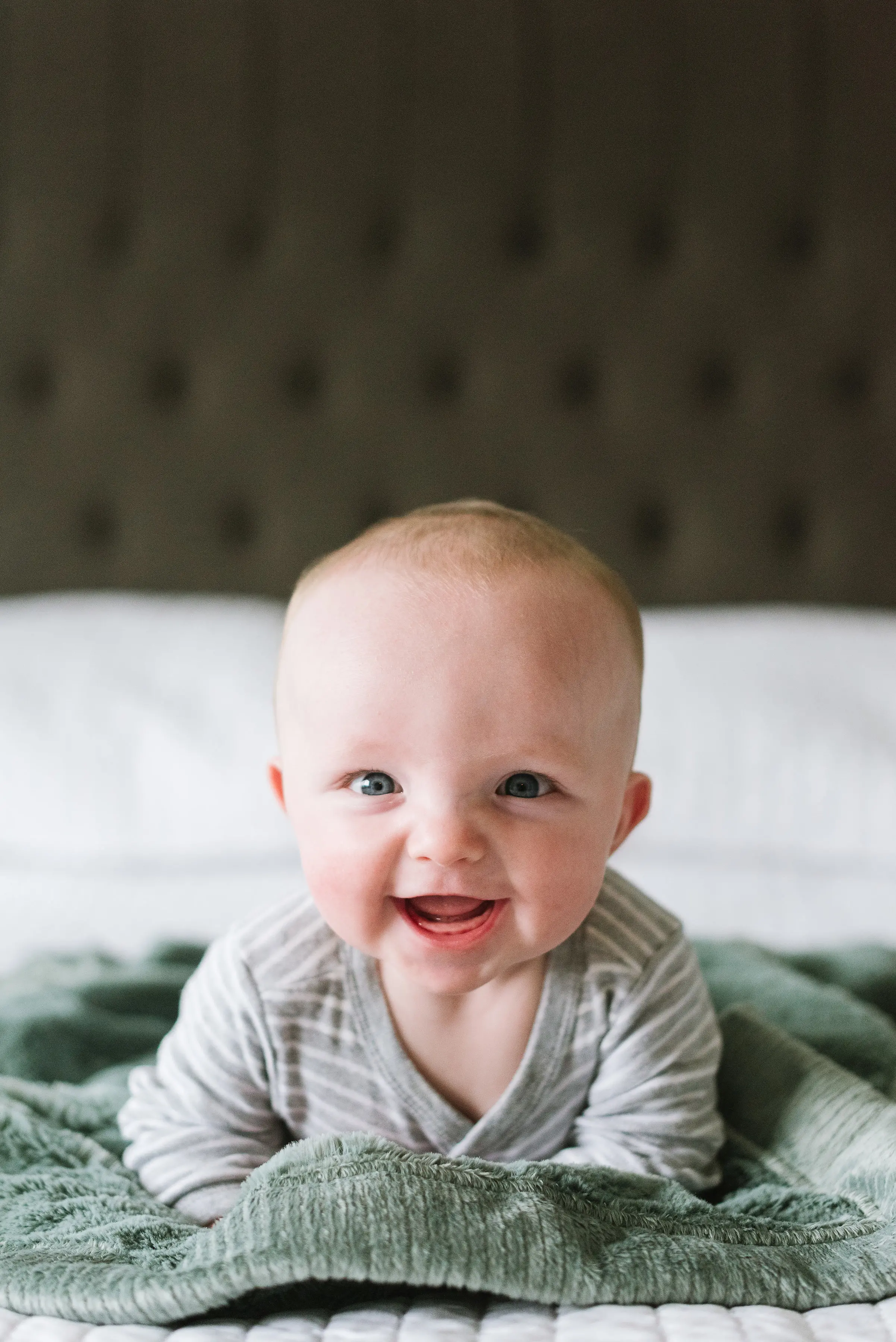 Eucalyptus Green Lush Mini Baby Blanket-3