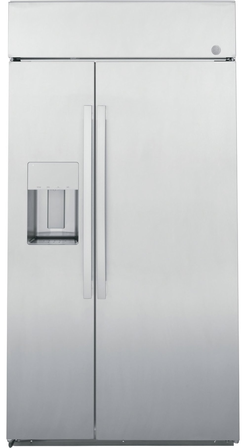 GE Profile 24.3 cu ft Built In Side by Side Smart Refrigerator - 42"W Stainless Steel