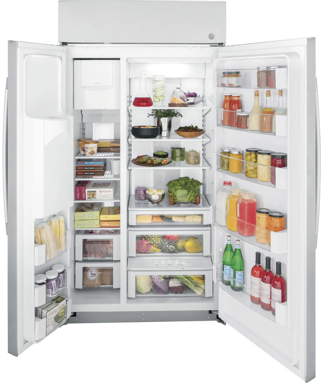 PSB42YSNSS GE Profile 24.3 cu ft Built In Side by Side Smart Refrigerator - 42 W Stainless Steel-4