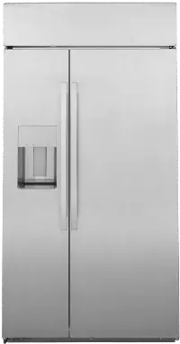 PSB48YSNSS GE Profile 28.7 cu ft Built in Side by Side Refrigerator - 48 W Stainless Steel