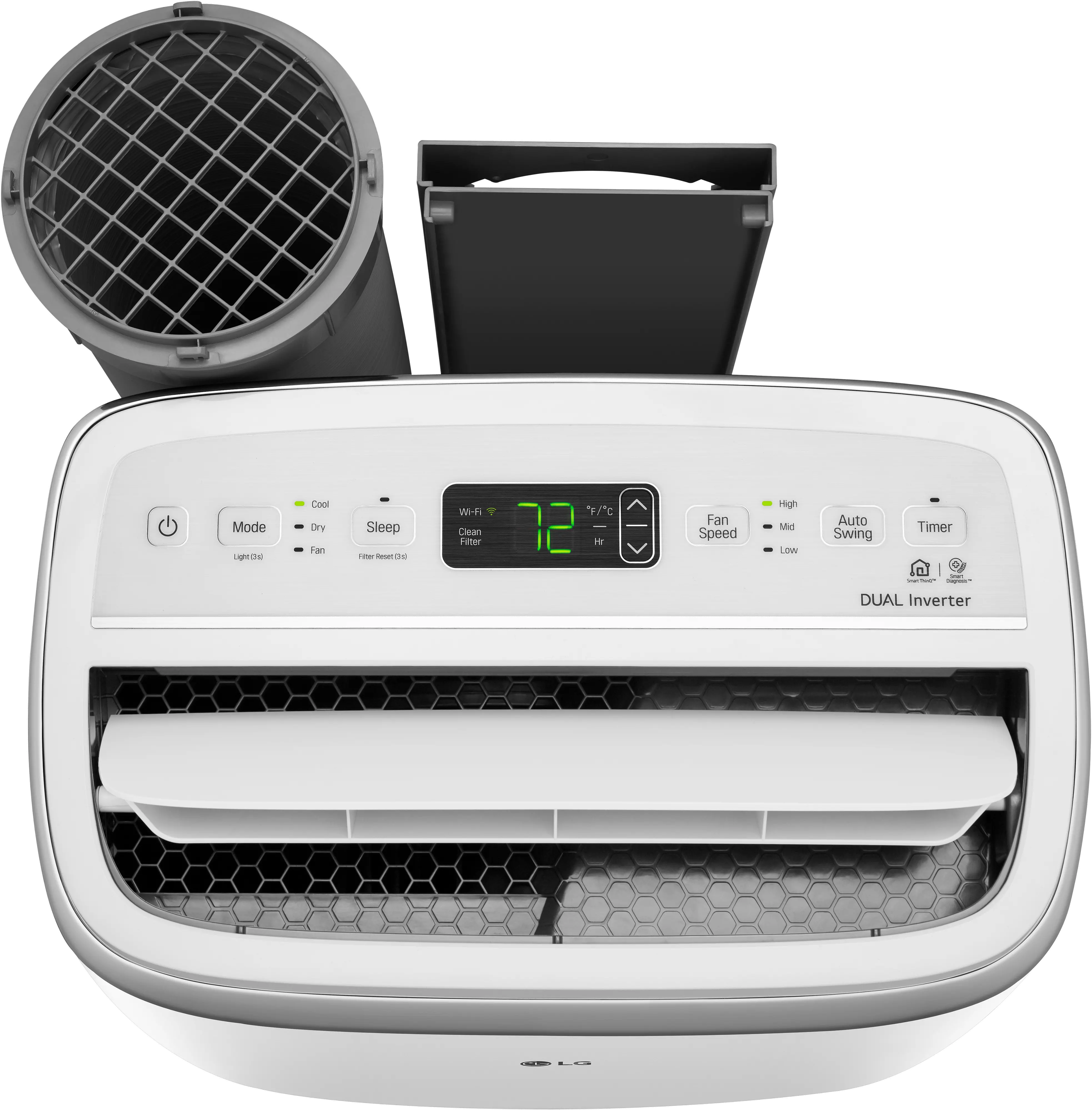 LP1419IVSM LG 10,000 BTU DOE Smart Portable Air Conditioner-4