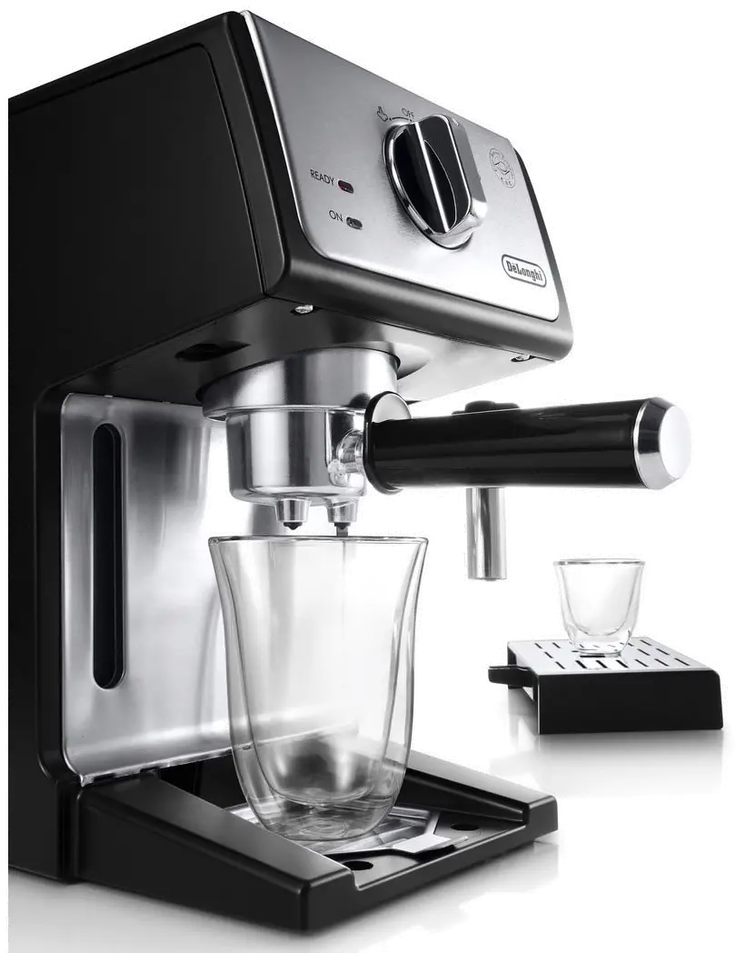 ECP3420 De'Longhi Manual Espresso Machine - Stainless Steel and Black-2