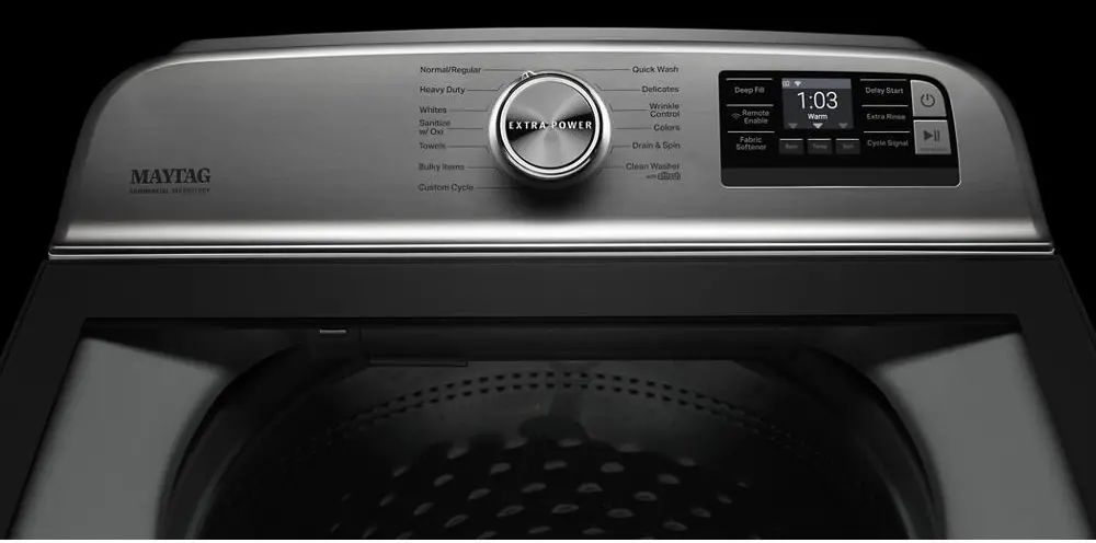 MVW7232HW Maytag Smart Top Load Washer with Extra Power Button - 5.3 Cu. Ft. White-2