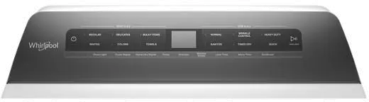 WED5100HW Whirlpool Electric Dryer with Intuitive Controls - 7.4 cu. ft. White-5