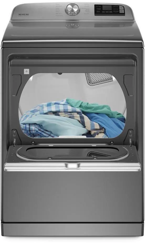 MED7230HC Maytag Smart Electric Dryer - 7.4 cu. ft. Metallic Slate-3