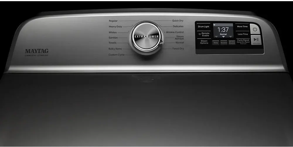 MED7230HC Maytag Smart Electric Dryer - 7.4 cu. ft. Metallic Slate-2