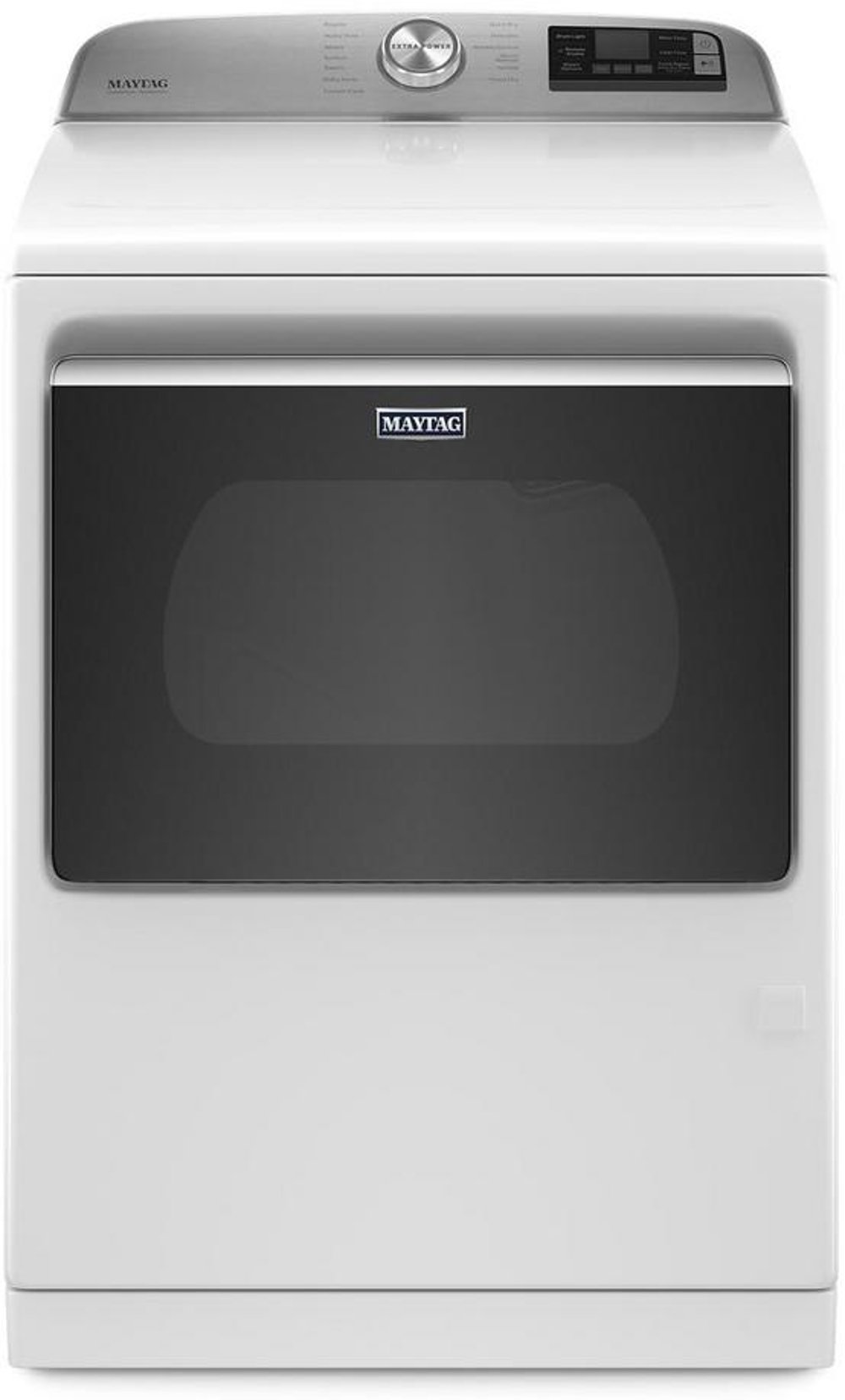 Maytag Smart Capable Gas Dryer with Extra Power Button - 7.4 Cu. Ft.