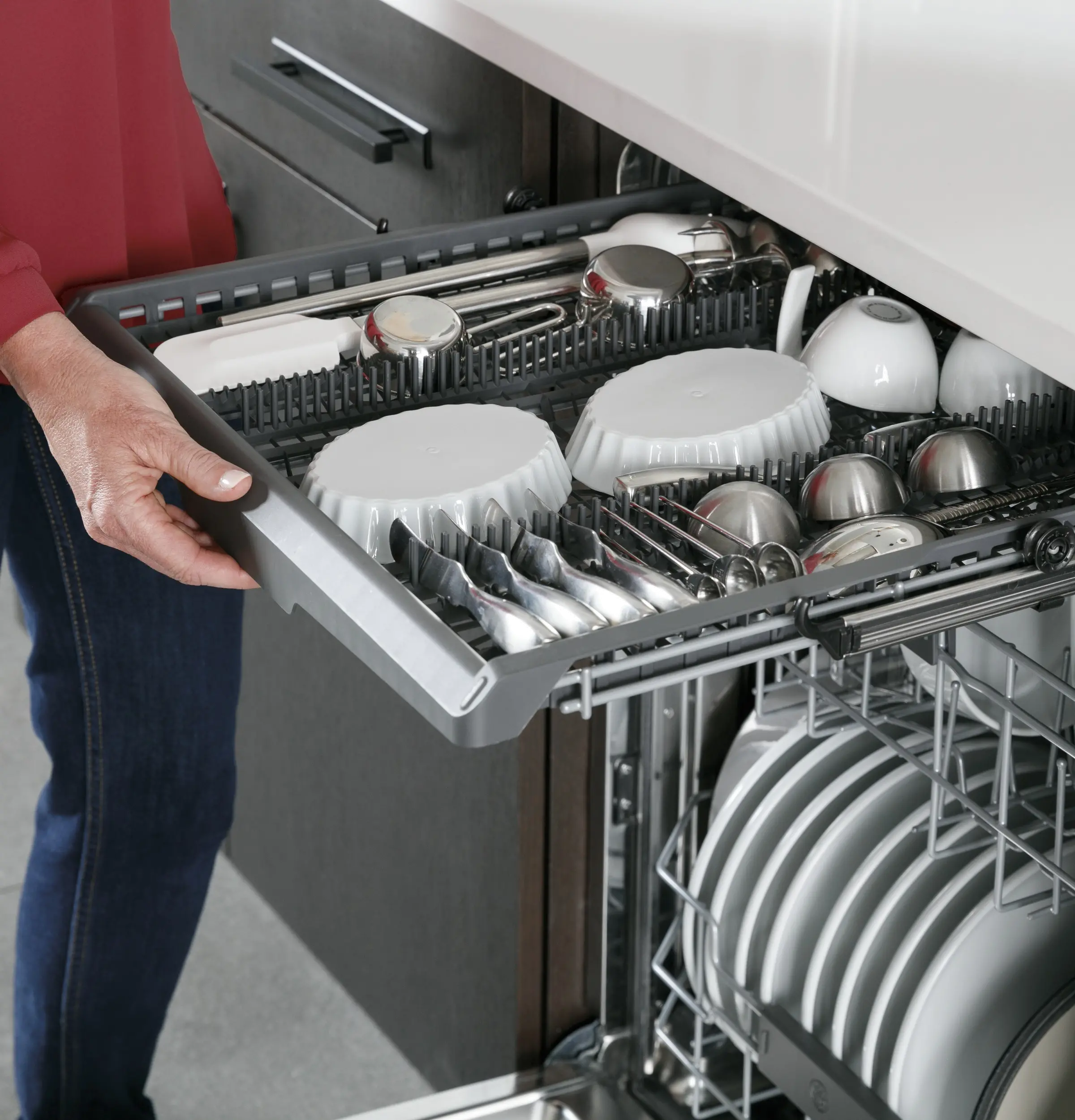 PDT785SYNFS GE Profile Top Control Dishwasher - Stainless Steel-9
