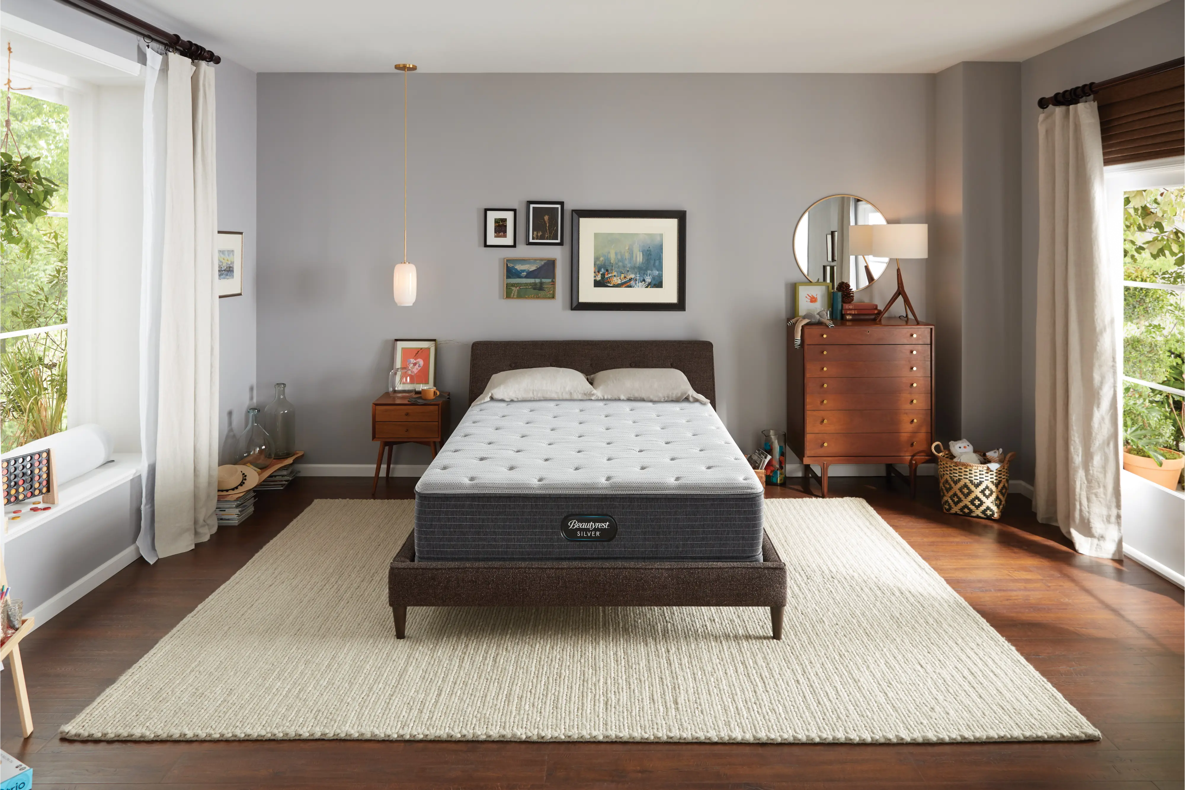 700810946-30 Beautyrest Silver Medium Full Mattress - Brampton-2