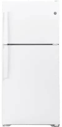 GTS22KGNRWW GE 21.9 cu ft Top Freezer Refrigerator - 33 W White