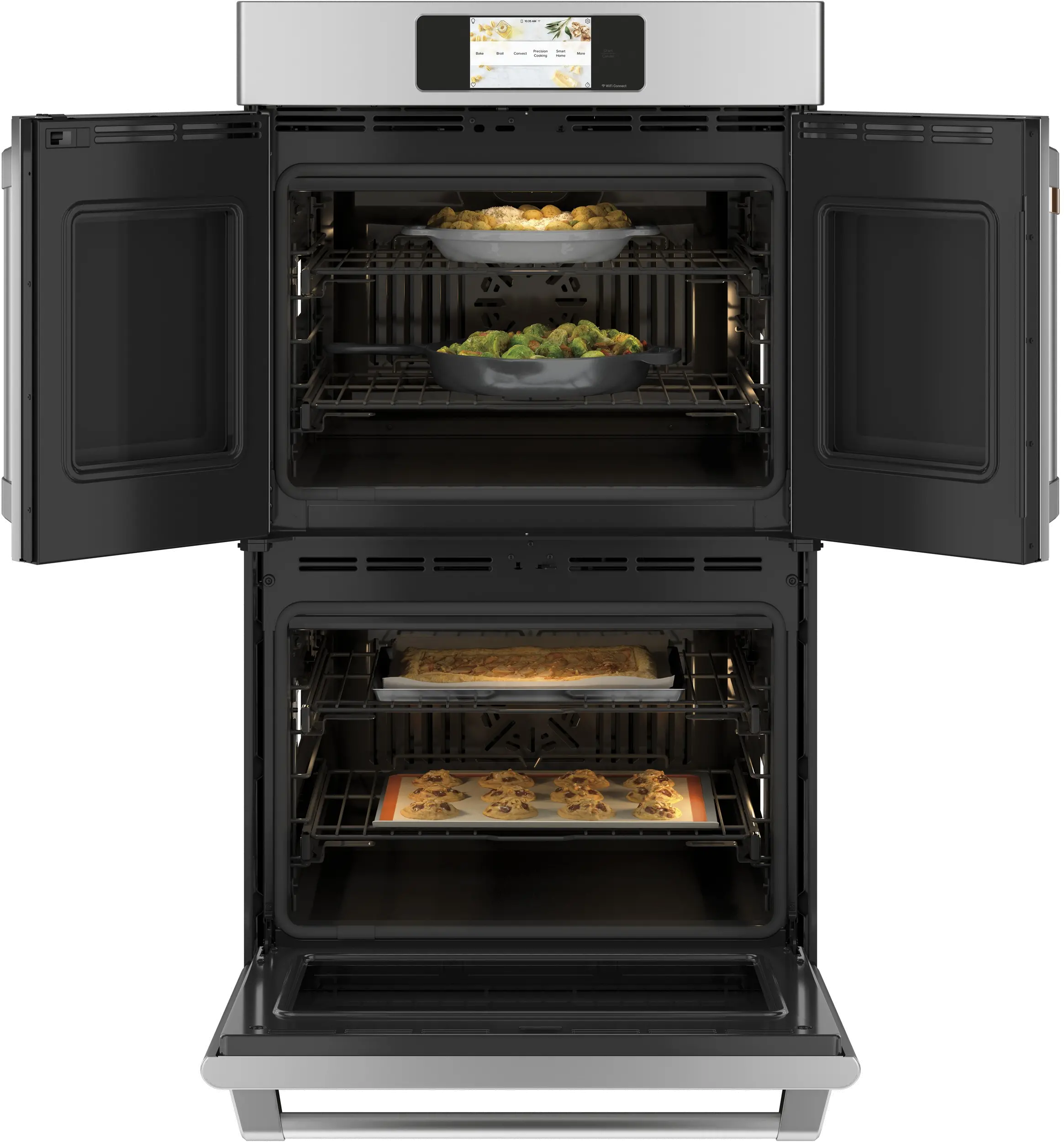 CTD90FP2NS1 Cafe Professional 10 cu ft Double Wall Oven - Stainless Steel 30 Inch-1