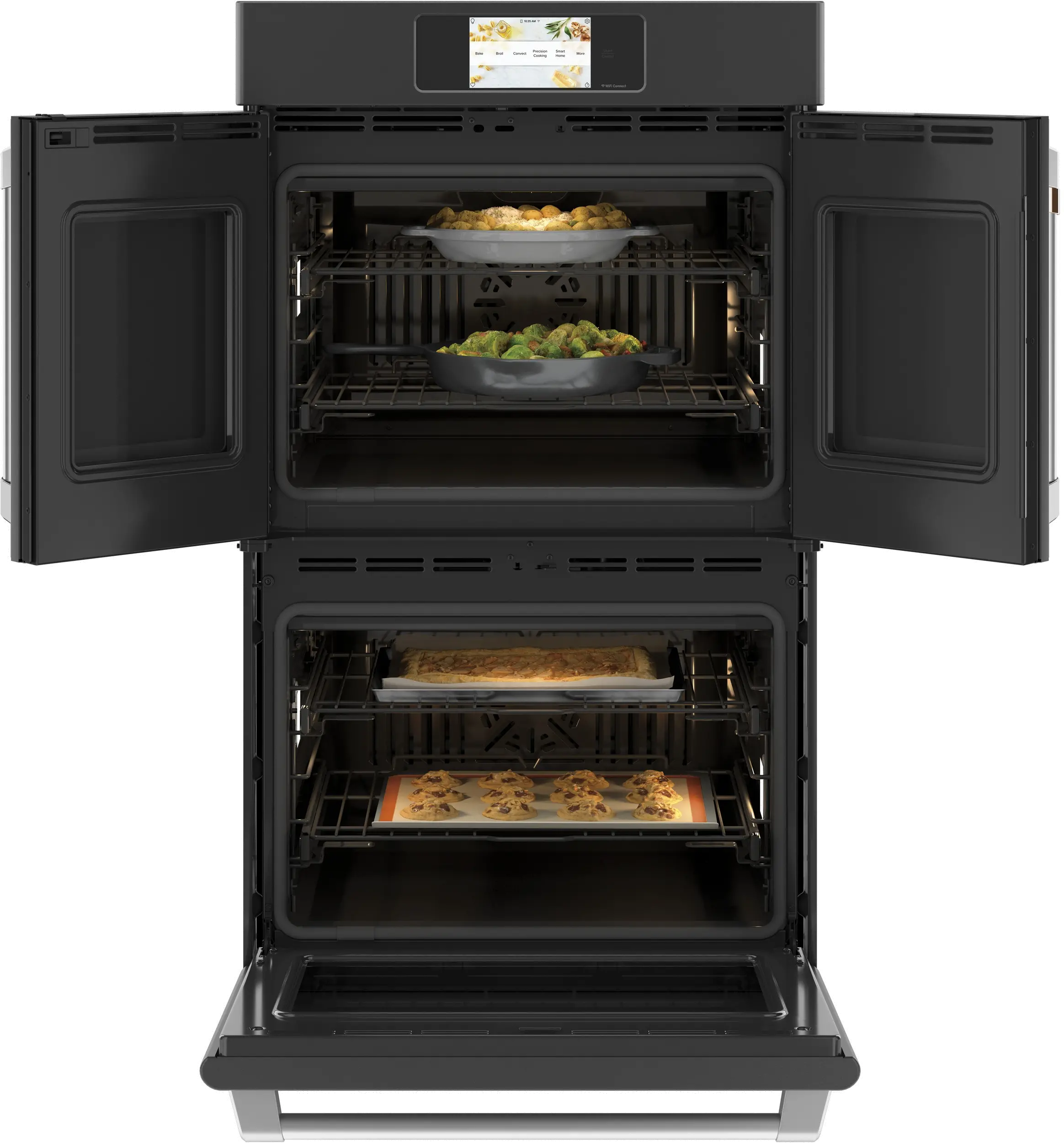 CTD90FP3ND1 Cafe Professional 10 cu ft Double Wall Oven - Black 30 Inch-4