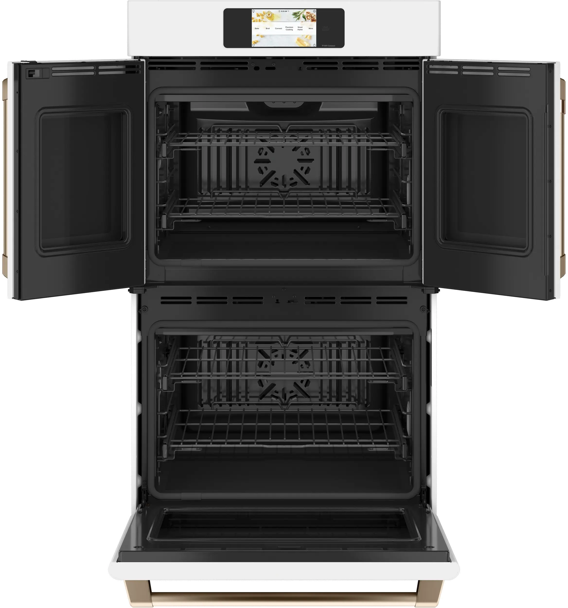 CTD90FP4NW2 Cafe Professional 10 cu ft Double Wall Oven - White 30 Inch-1