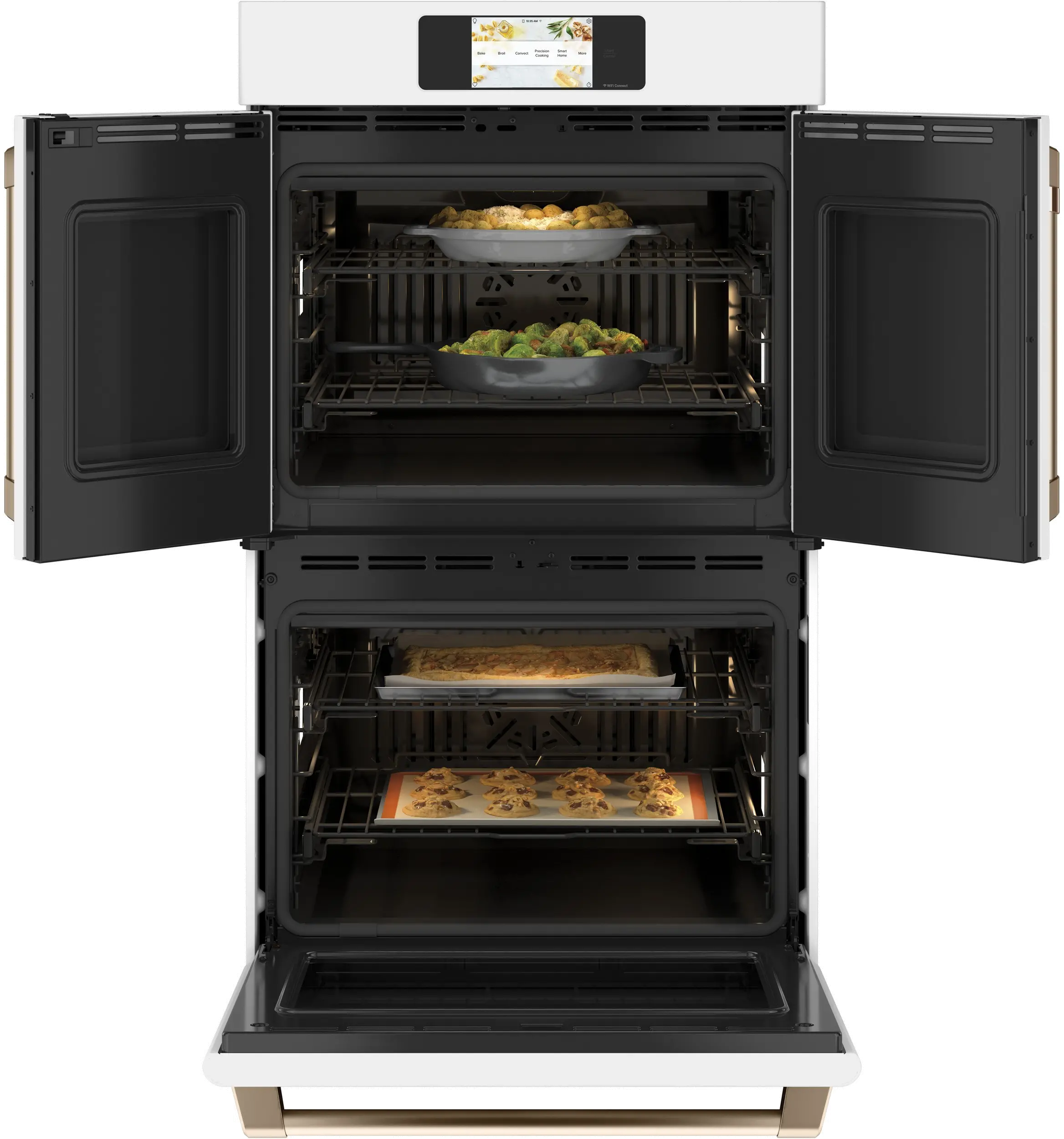 CTD90FP4NW2 Cafe Professional 10 cu ft Double Wall Oven - White 30 Inch-4