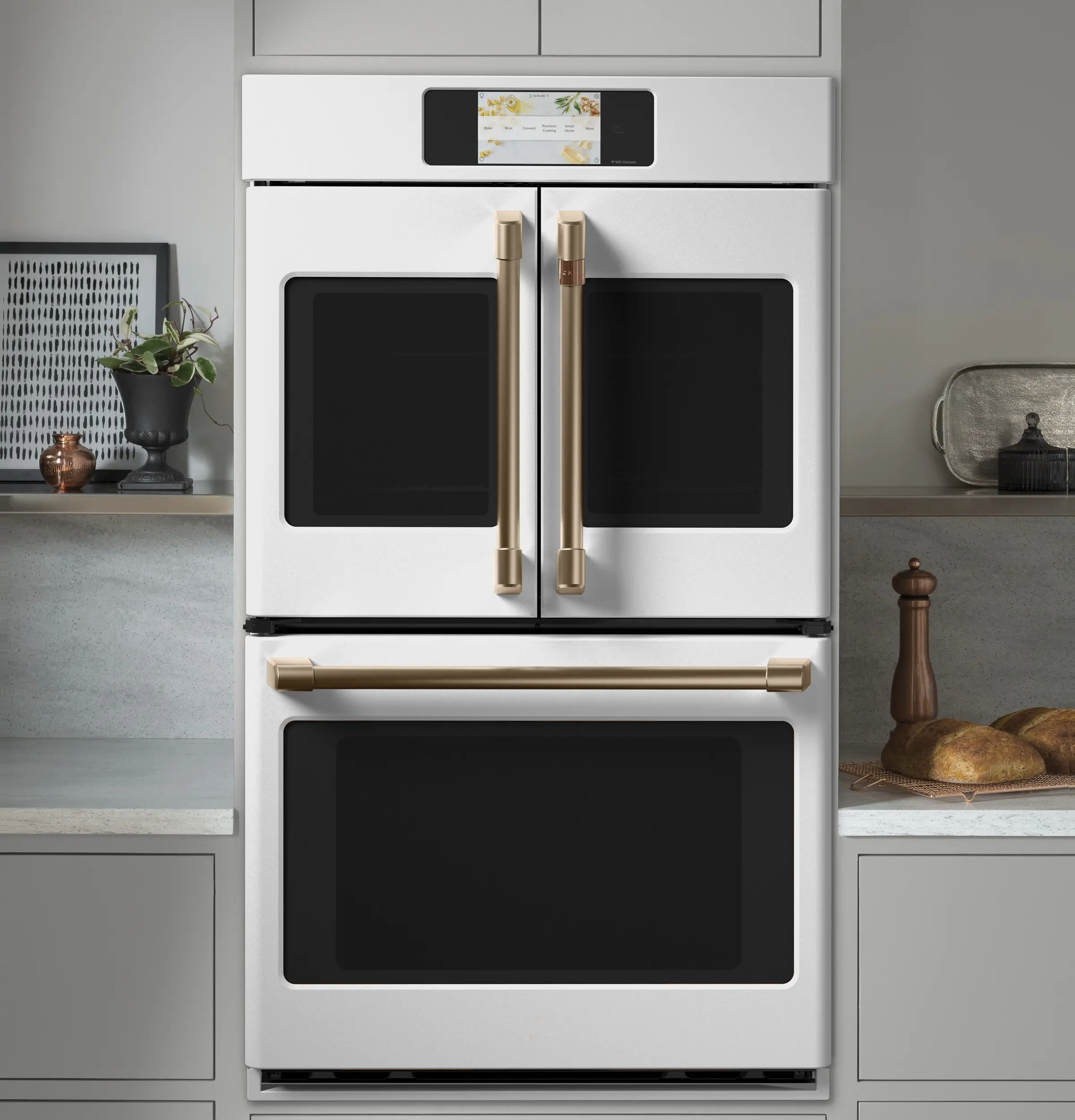 CTD90FP4NW2 Cafe Professional 10 cu ft Double Wall Oven - White 30 Inch-6