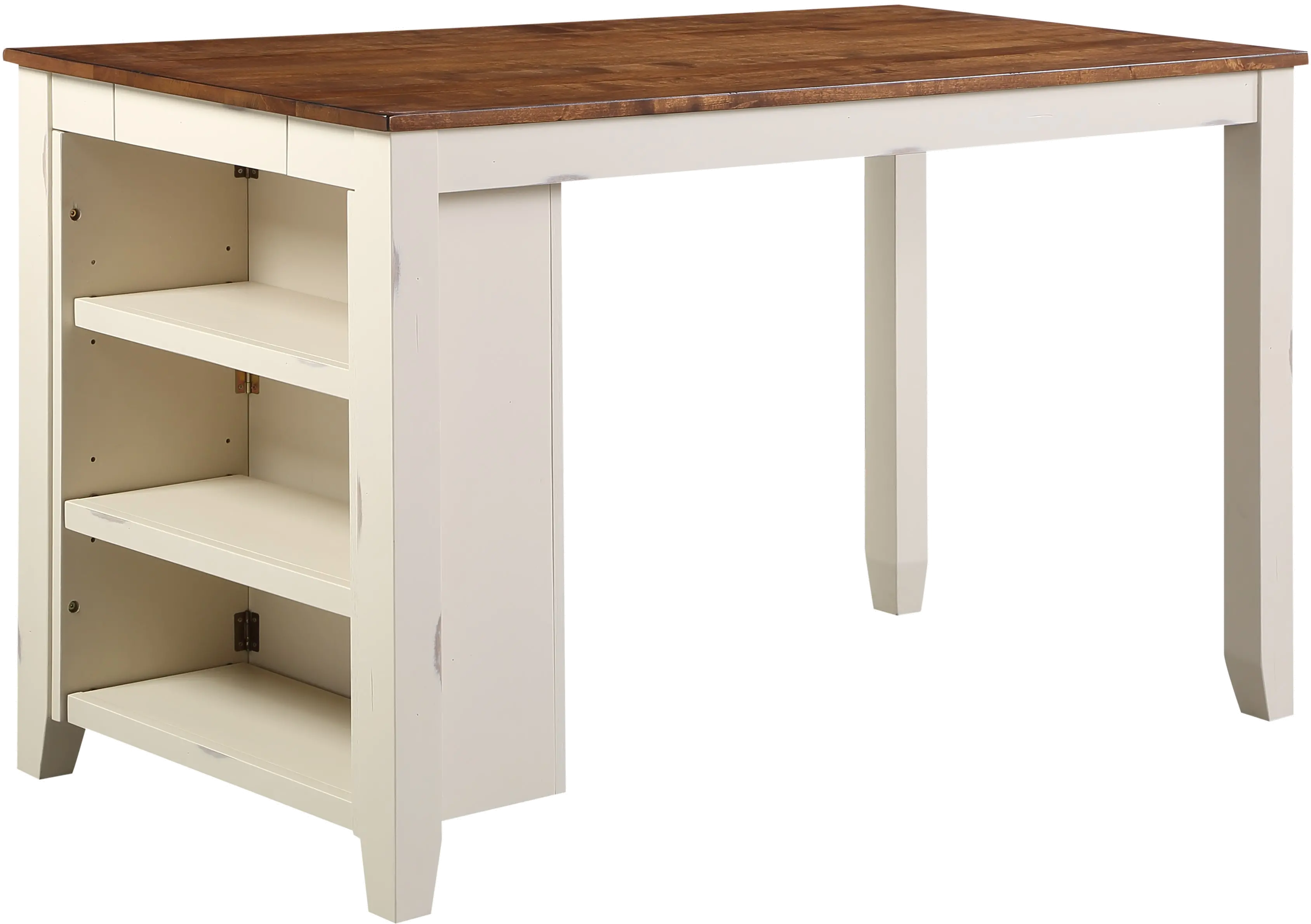 Winslow White Counter Height Dining Room Table-1