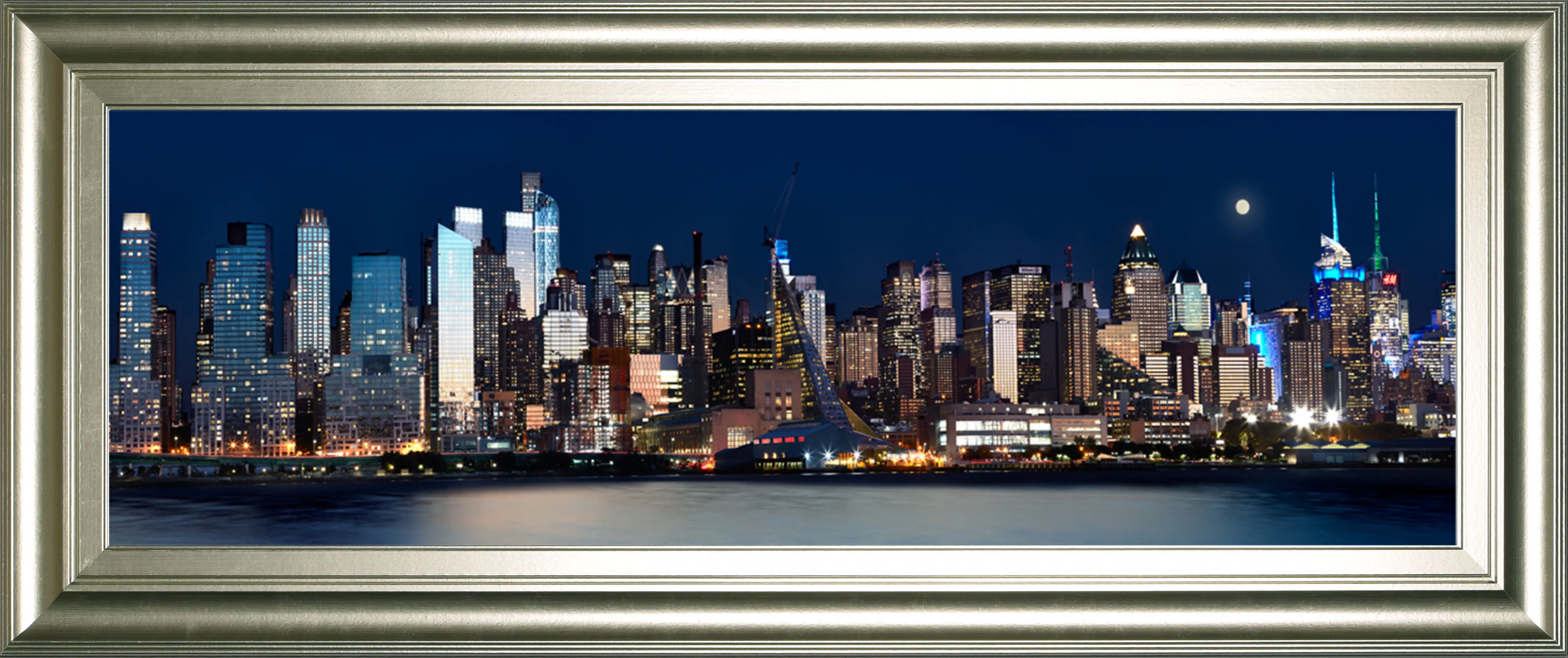 New York At Night XI Framed Print Wall Art-1