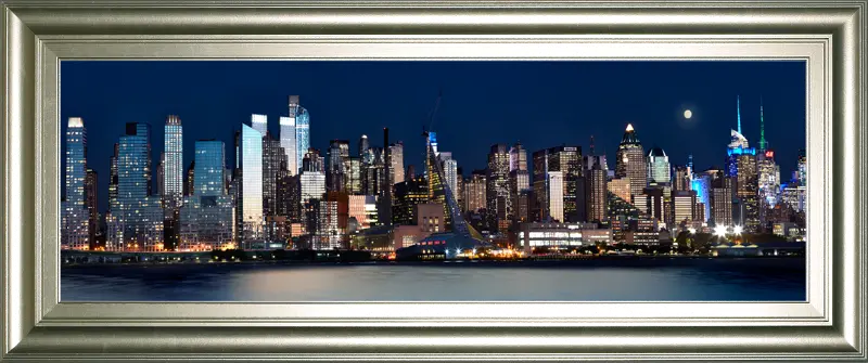 New York At Night XI Framed Print Wall Art