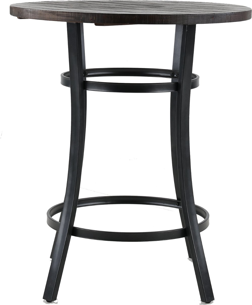 Barrel Dark Brown 42 Inch Pub Table