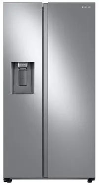 RS22T5201SR Samsung 22 cu ft Side by Side Refrigerator - Counter Depth Stainless Steel