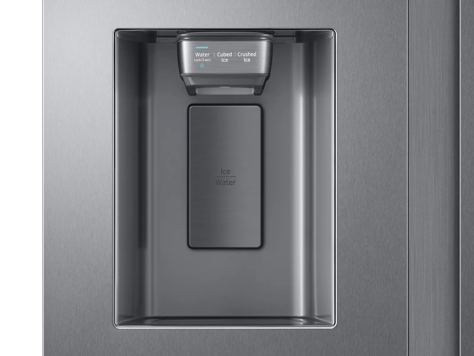 RS22T5201SR Samsung 22 cu ft Side by Side Refrigerator - Counter Depth Stainless Steel-7