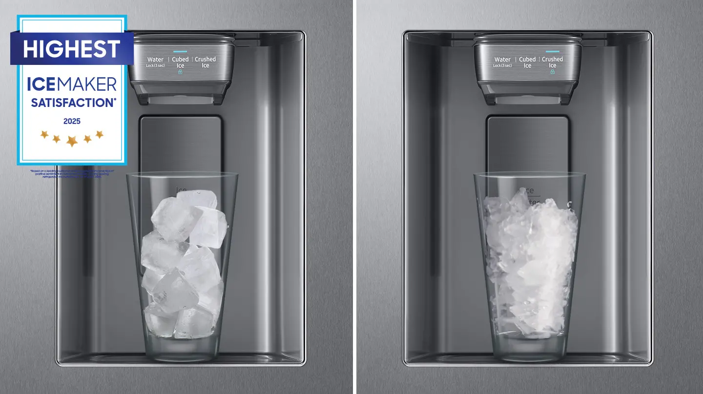 RS22T5201SR Samsung 22 cu ft Side by Side Refrigerator - Counter Depth Stainless Steel-8