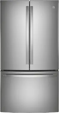 PWE23KYNFS GE Profile 23.1 cu ft French Door Refrigerator - Counter Depth Stainless Steel