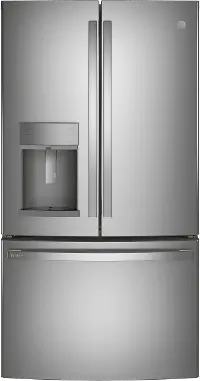 PYE22KYNFS GE Profile 22 cu ft  French Door Refrigerator - Counter Depth Stainless Steel