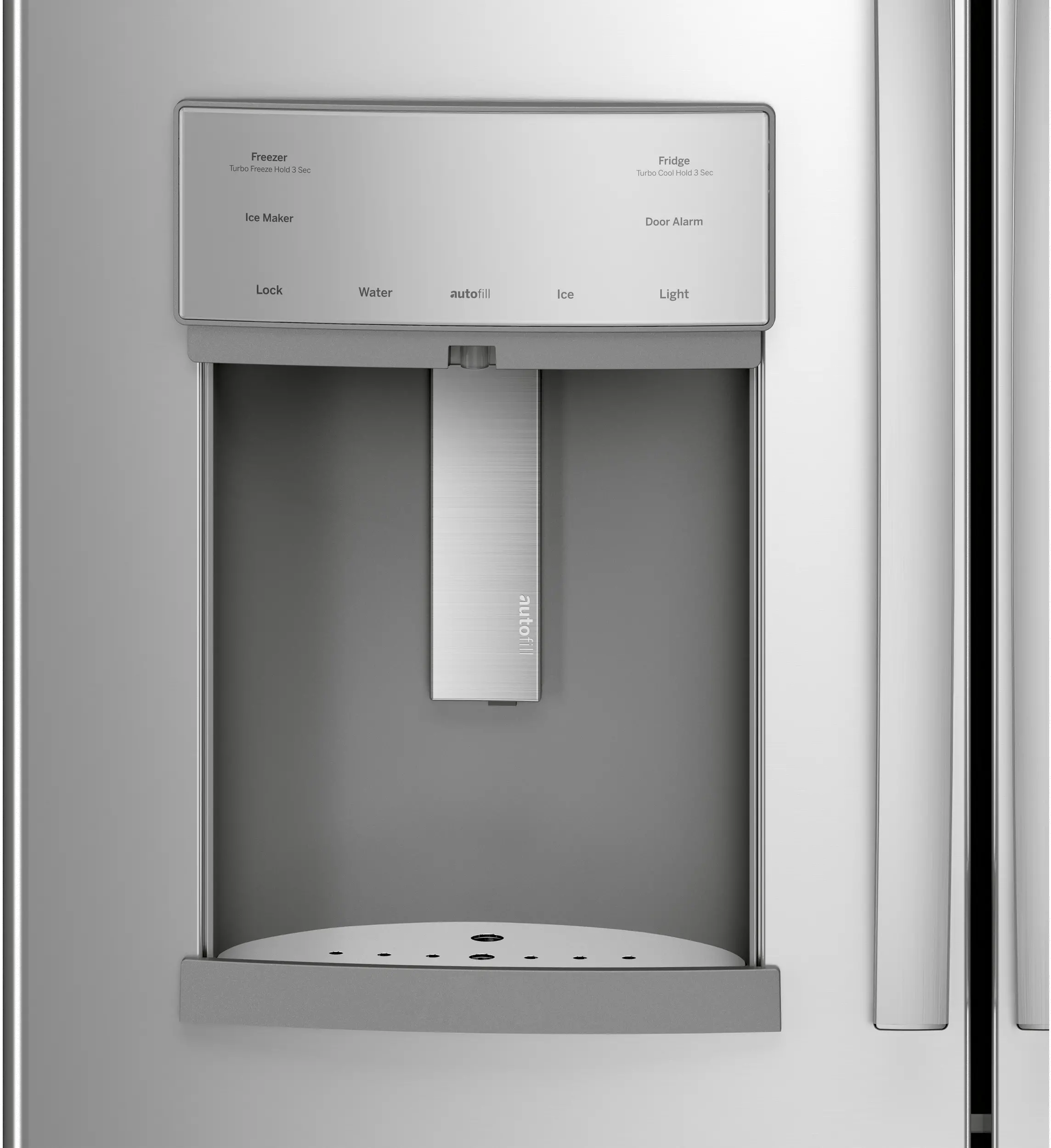 PYE22KYNFS GE Profile 22 cu ft  French Door Refrigerator - Counter Depth Stainless Steel-4