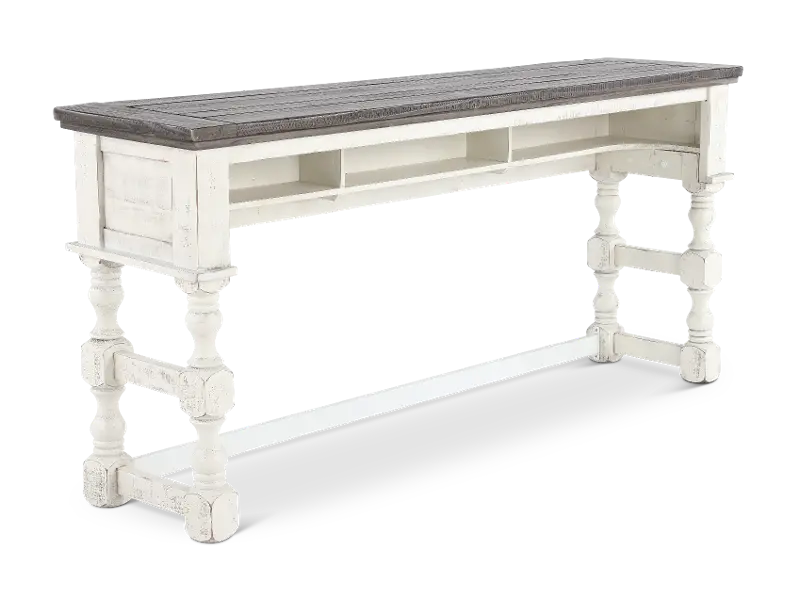 Stone White Console Table