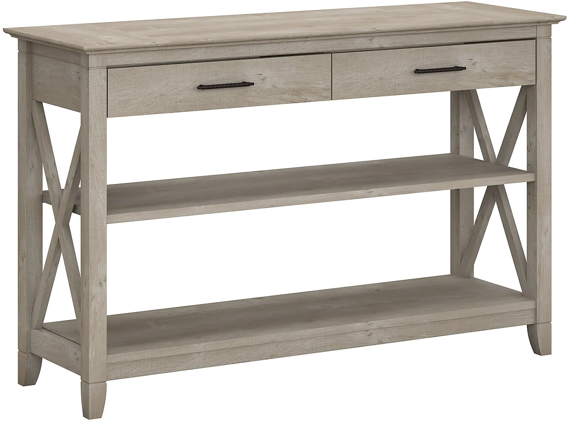 KWT248WG-03 Key West Washed Gray Sofa Table - Bush Furniture-1