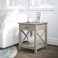KWT120WG-03 Key West Washed Gray End Table