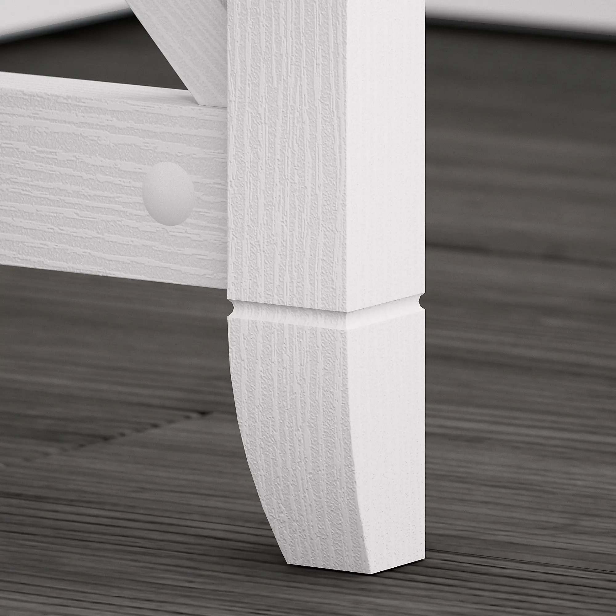 KWD148WT-03 Key West White 48  Writing Desk - Bush Furniture-4