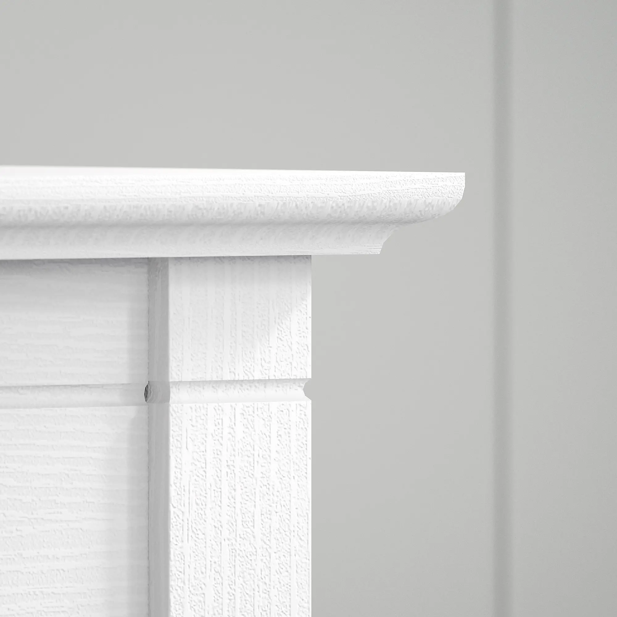 KWD148WT-03 Key West White 48  Writing Desk - Bush Furniture-5