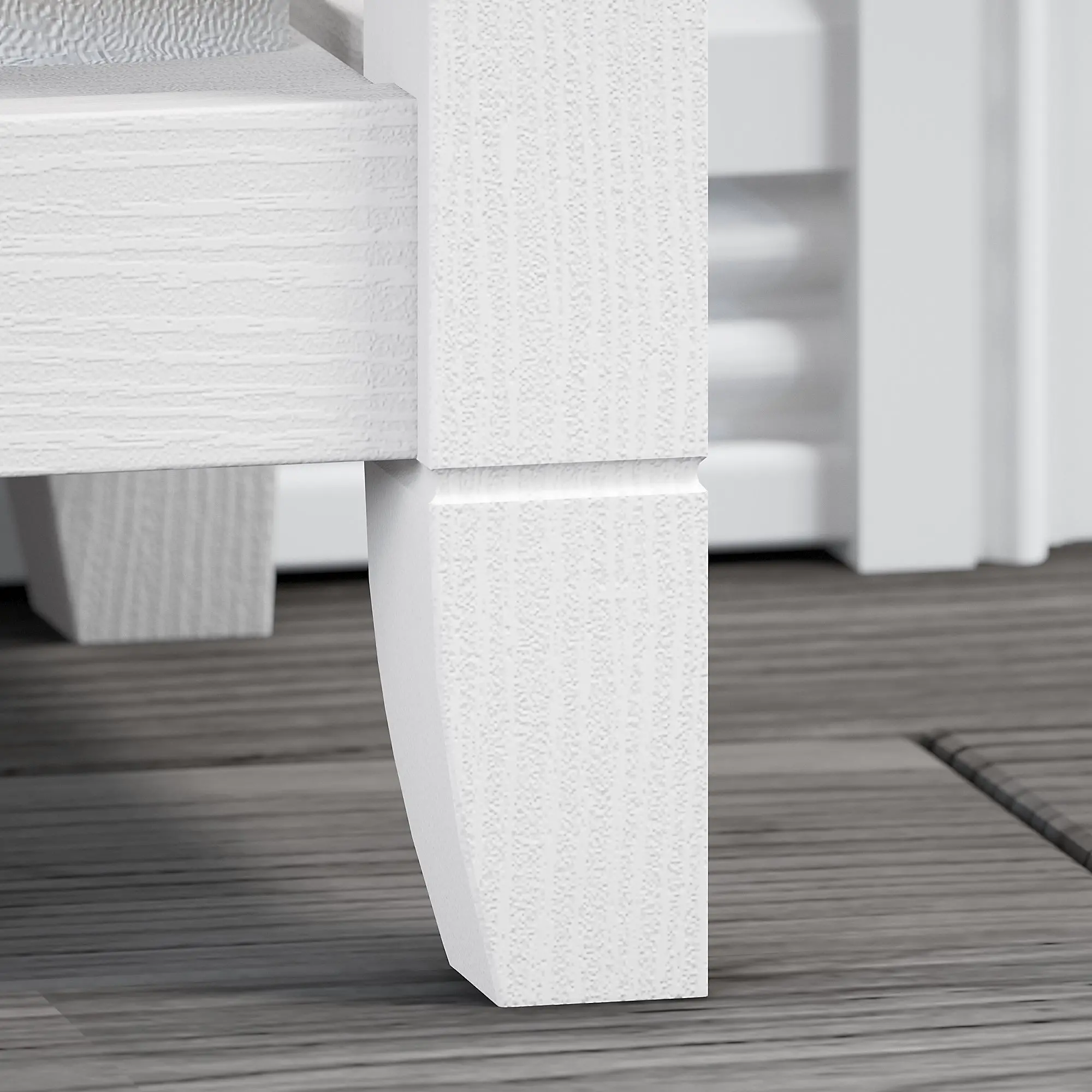 KWB132WT-03 White 5-Shelf Bookcase - Bush Furniture-5