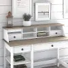 MAH154GW2-03 Mayfield White and Gray Desktop Organizer - Bush Furniture