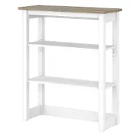 MAH131GW2-03 Mayfield White and Gray Storage Hutch
