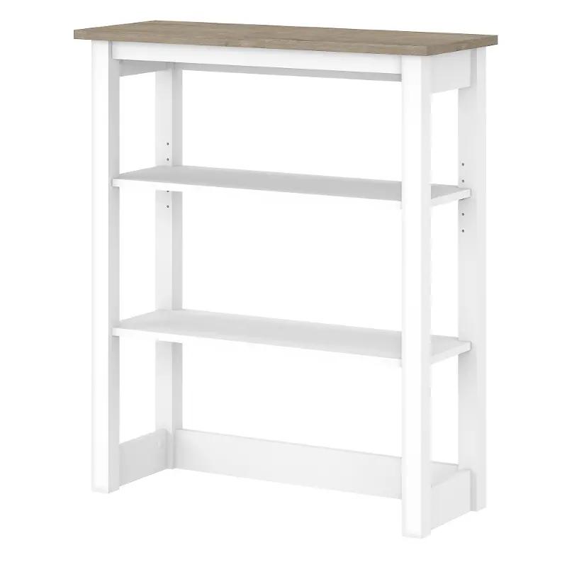 Mayfield White and Gray Storage Hutch