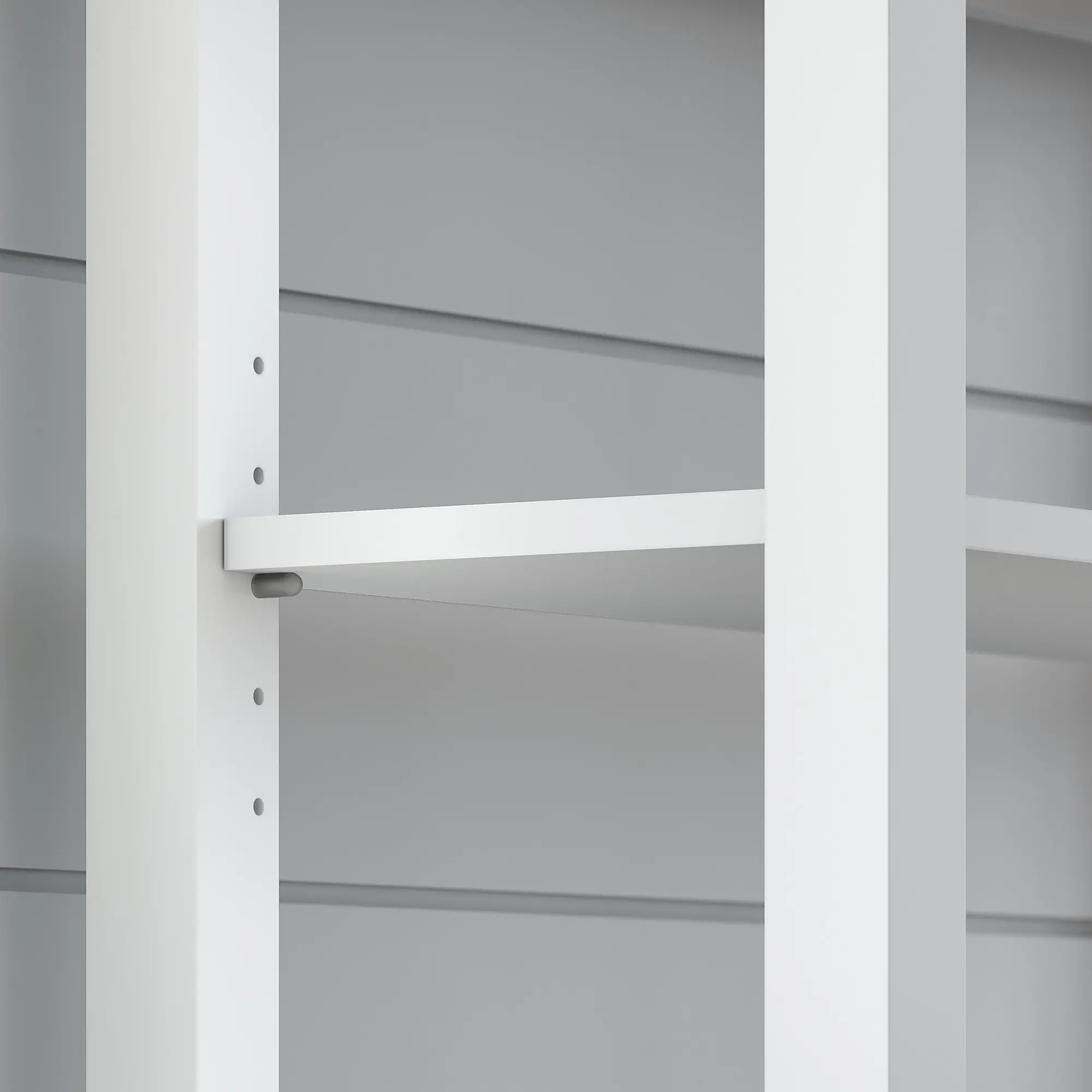 MAH131GW2-03 Mayfield White and Gray Storage Hutch-6