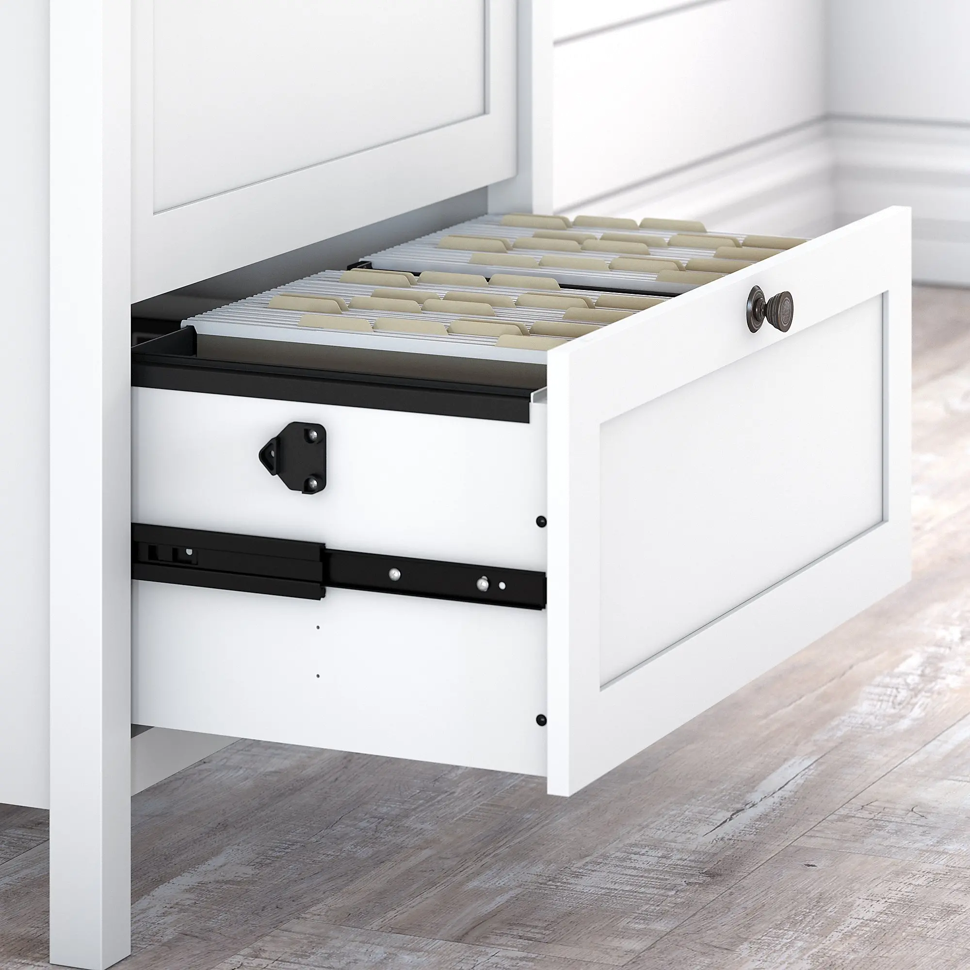 MAF131GW2-03 White and Gray Lateral File - Bush Furniture-4