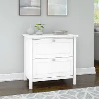 BDF131WH-03 Pure White Lateral File - Bush Furniture