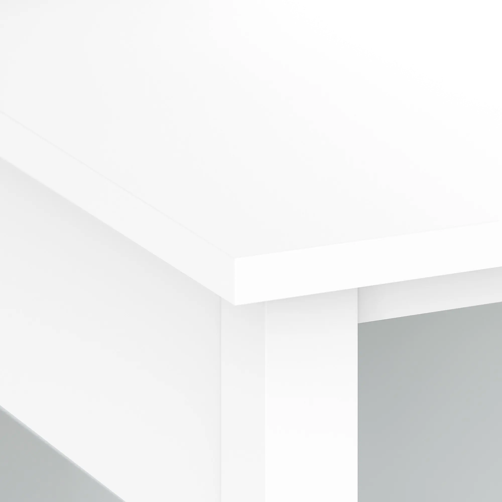 BDD260WH-03 Pure White Single Pedestal L-Desk - Bush Furniture-5