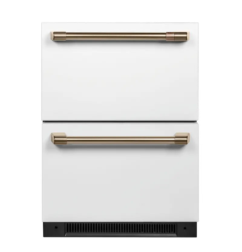 GE Cafe 5.7 Cu Ft Built-In Dual-Drawer Refrigerator