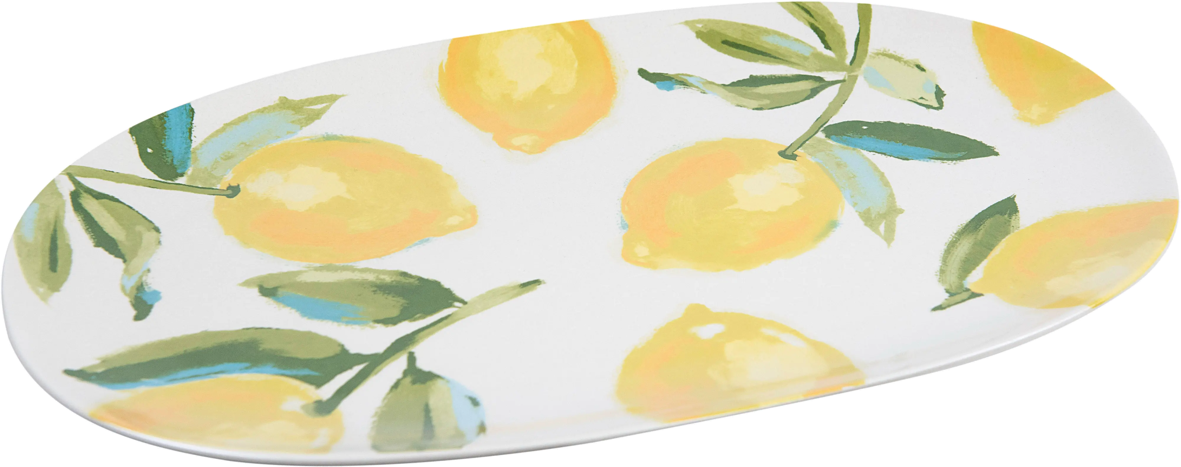 DA9403/LEMONPLATTER 15  Lemon Patterned Stoneware Platter-4