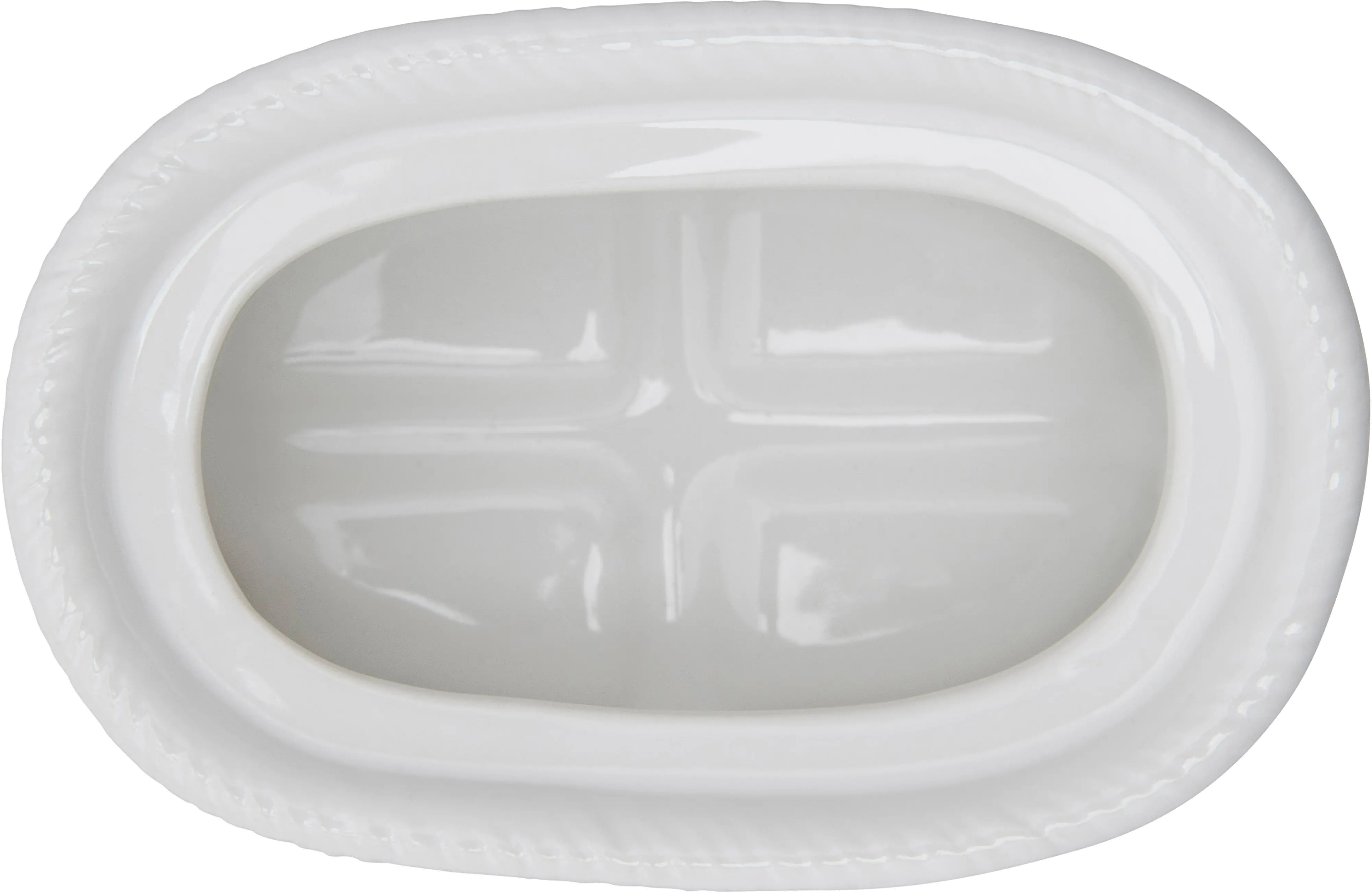 DF1360/CHICKENDISH White Ceramic Chicken Covered Dish-3