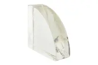 DF2478/GLSBKND Clear Glass Bookend