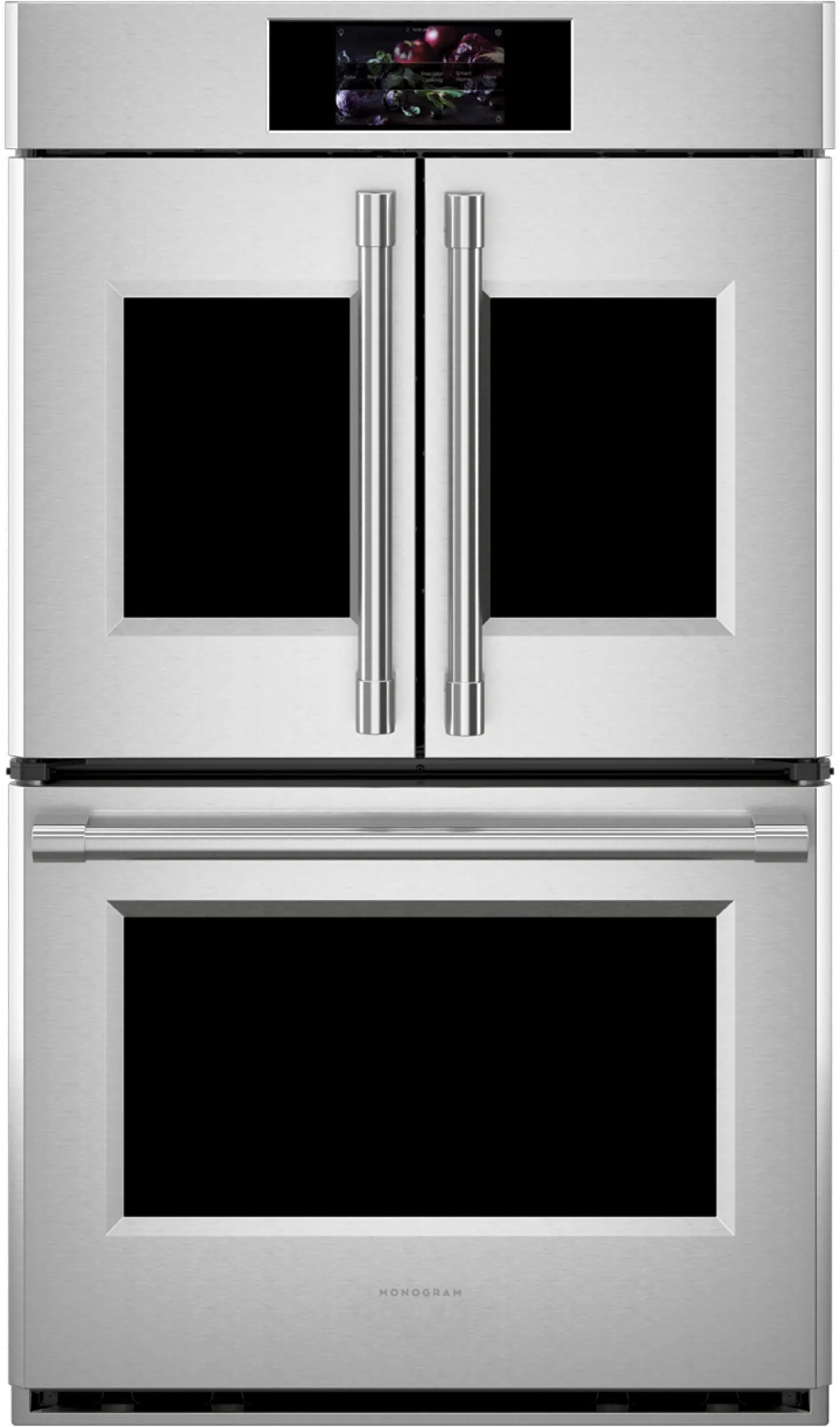 ZTDX1FPSNSS Monogram Statement 30  French-Door Double Oven - Stainless Steel-1