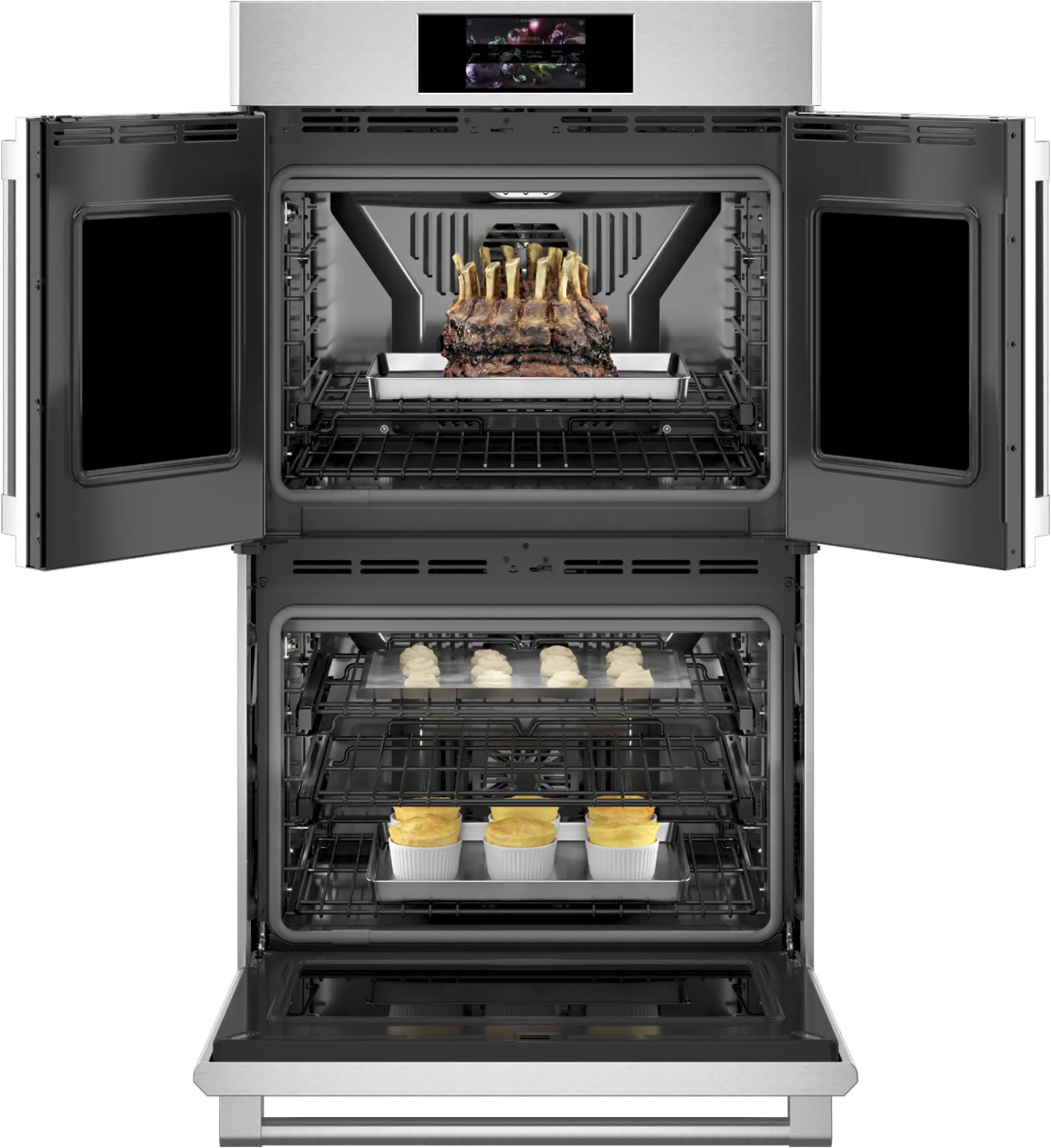 ZTDX1FPSNSS Monogram Statement 30  French-Door Double Oven - Stainless Steel-3