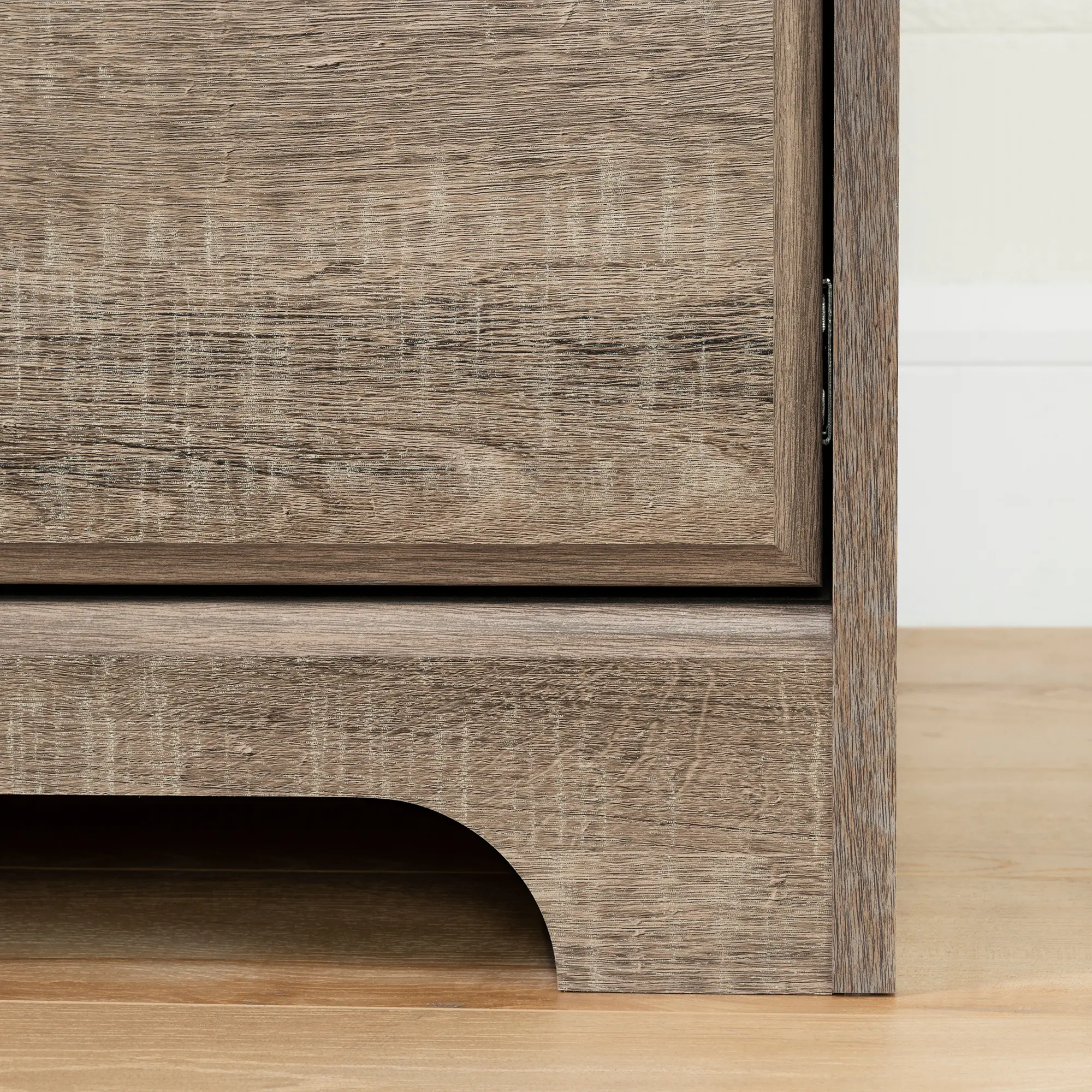 12109 Versa Dark Brown Oak Computer Desk with Hutch - South Shore-4